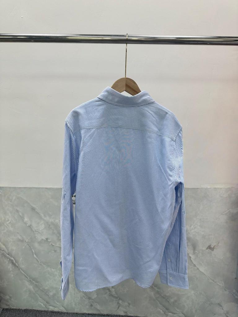 Ralph Lauren Early Spring Striped Long Sleeve Blouse