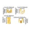 40 pieces, Crown Dirty Braid Hair Rings, Hair extensions, Hairdressing Supplies