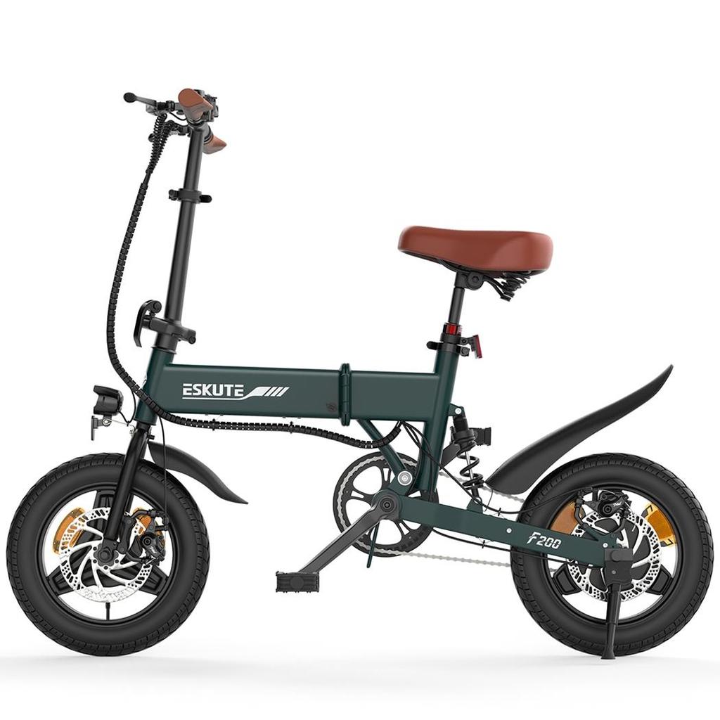 Electric Bike Foldable ESKUTE F200 250W Motor Top Speed 25Km/h 36V 7.8AH Range 50Km Load 120Kg