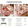 Vintage Christmas Tablecloth New Year 2026 Santa Claus Table Cover Christmas Party Table Decorations for Home 2026 Gifts Navidad