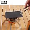 Kleine Camping-Bratpfanne Outdoor Mini Tragbare Grillpfanne BBQ Backschale Pfanne Reise Wandern Picknick Camping Kochgeschirr Grillwerkzeug