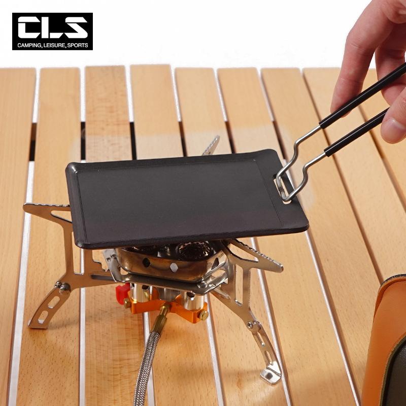 Kleine Camping-Bratpfanne Outdoor Mini Tragbare Grillpfanne BBQ Backschale Pfanne Reise Wandern Picknick Camping Kochgeschirr Grillwerkzeug