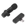 Wireless Lapel Microphone Phone Video Recording Microphone Type C Connector Live Stream Mic for Interview