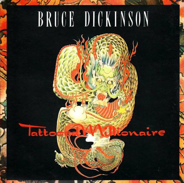

7inch Record BRUCE DICKINSON - Tattooed Millionaire EM138 EMI 1990 UK Rock Used