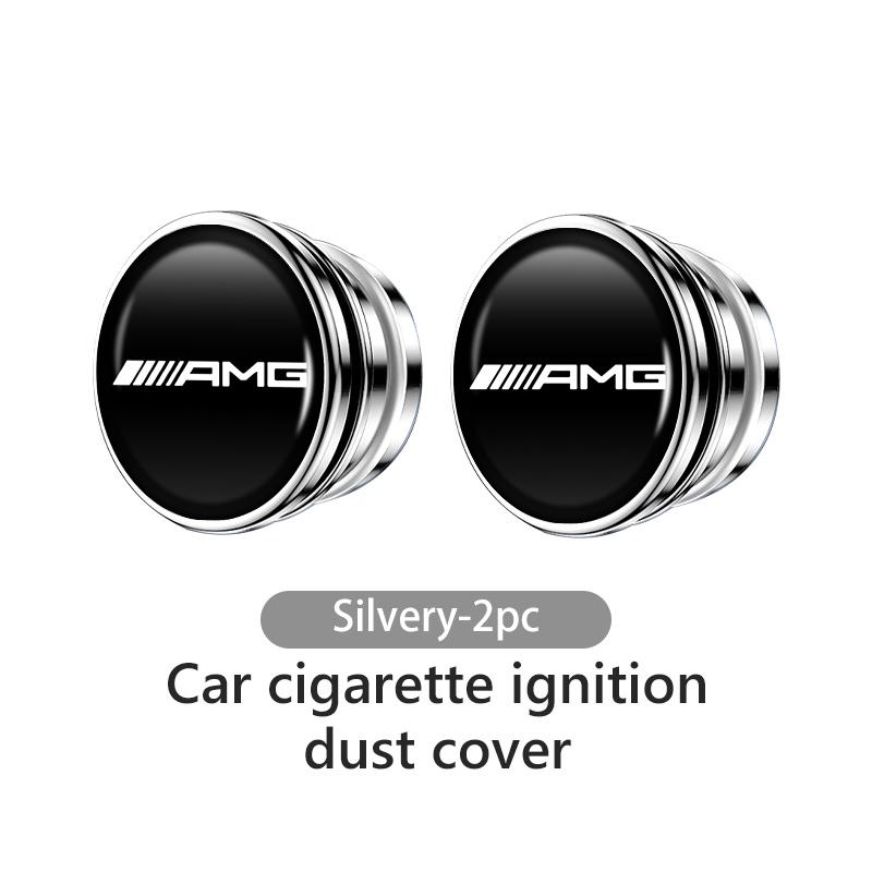 BKS2 Universal Car Cigarette Lighter Dust Proof Cover Cap Accessories For Mercedes Benz AMG A B C E S G Class A180 CLK CLA GLE GLC