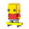 MOOXI Cartoon Anime Character Robot Animals Model MOC Bricks DIY Assembled Building Blocks Figure Toy Collection Decoration Gift