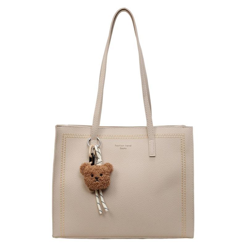 Large Capacity Fashion Handbag Bag Women's Summer Niche Texture Tote Bag Casual Versatile Shoulder Bag