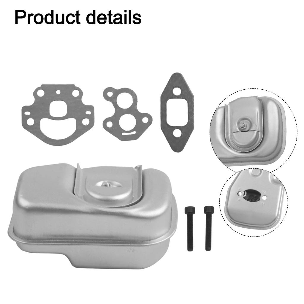 Muffler Kit Fit for Chainsaws Including Models 120 PL3314 and PR4218 Engineered to Withstand High Temperatures