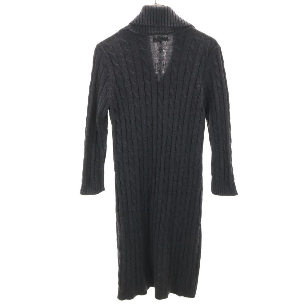 Calvin klein Long sleeve Cache-coeur knit one piece gray Women Used