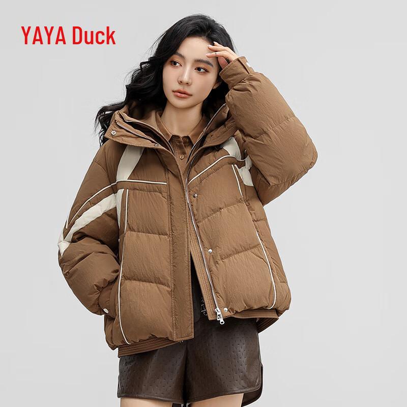 

Женский короткий пуховик YAYA 2024 с капюшоном M