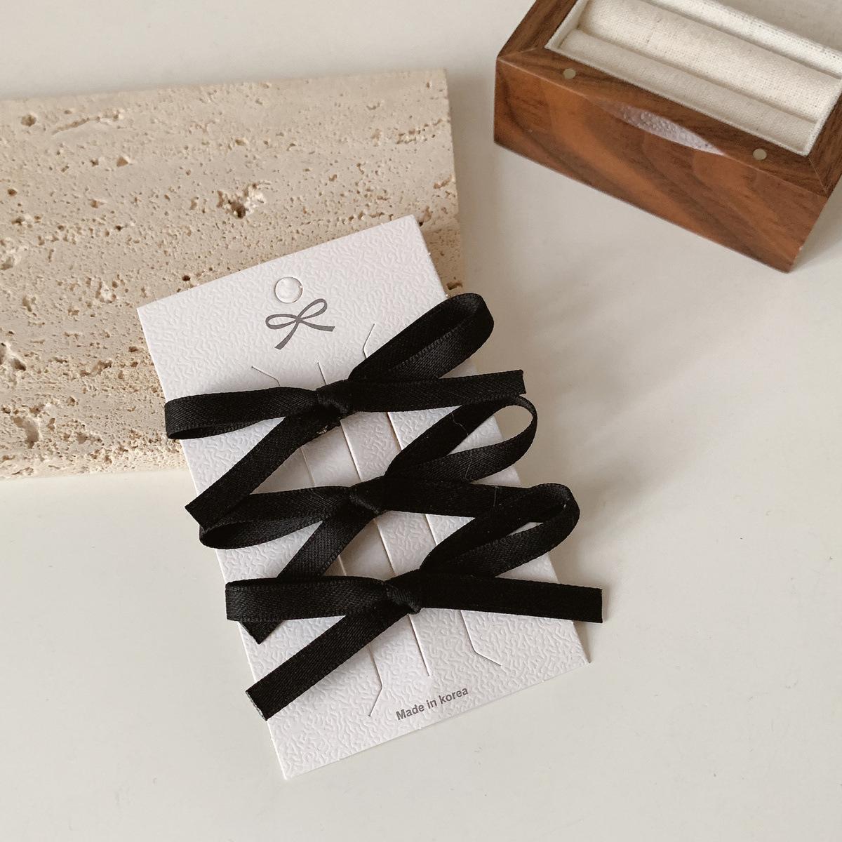 Elegant French Bow Hair Clip for Women - Internet Celebrity Style, Summer Side Clip, Sweet Hair Accessory for Flyaways.