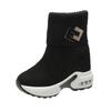 Fashion Aphixta Winter Snow Boots 5cm Height Increasing Women Shoes Short Plush Wedge Heel Ladies Shoes botas mujer invierno 2025