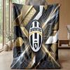 Juventus FC Theme blanket Soft Flannel Blanket Plush Throw Blanket Cozy Sofa Bed Blanket for Home Decor