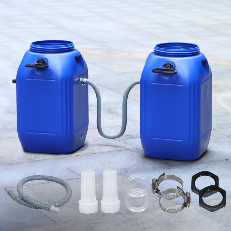 Пластиковый соединитель 25 мм для дождевых бочек, последовательный соединитель шланга, соединительная труба, комплект для удлинения трубы, соединители для садовой воды