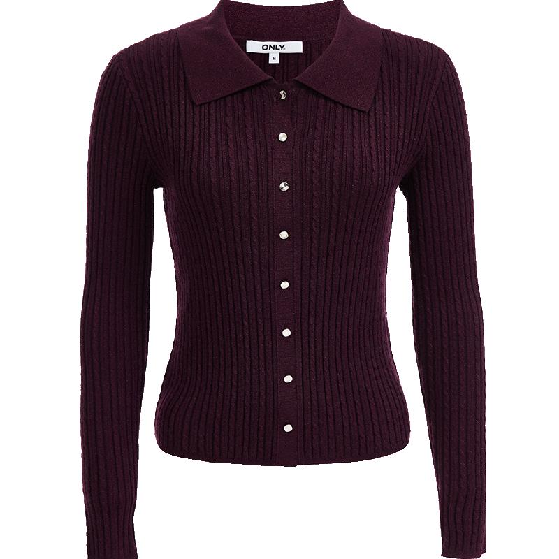 

ONLY Women s Retro Cable Knit V-neck Sweater S