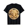 T-shirt Grafica Testa di Medusa da Uomo Stampa Mitologia Greca Manica Corta Cotone Casual