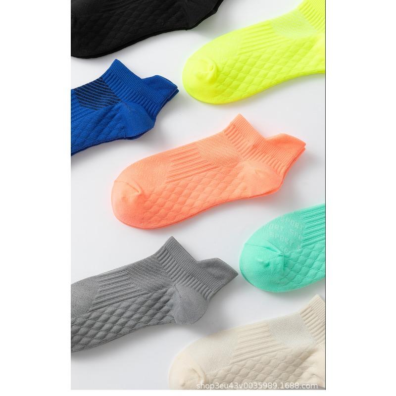 Short Calf Marathon Professional Running Socks with Massage Sole, Quick-Dry Breathable Sports Socks for Men and Women