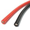 Boladge Pure Silicone Wire 14AWG Power Cable Battery Cable Tinned Copper Wire 14 Gauge RC Cable Cord (1 Meter in Black and 1 Meter in Red) (14AWG)