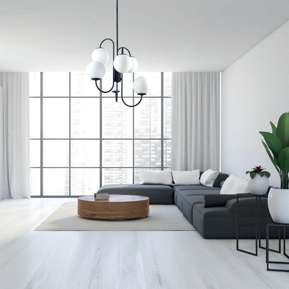 Lampa wisząca Gela PND-5500-6-BK Italux