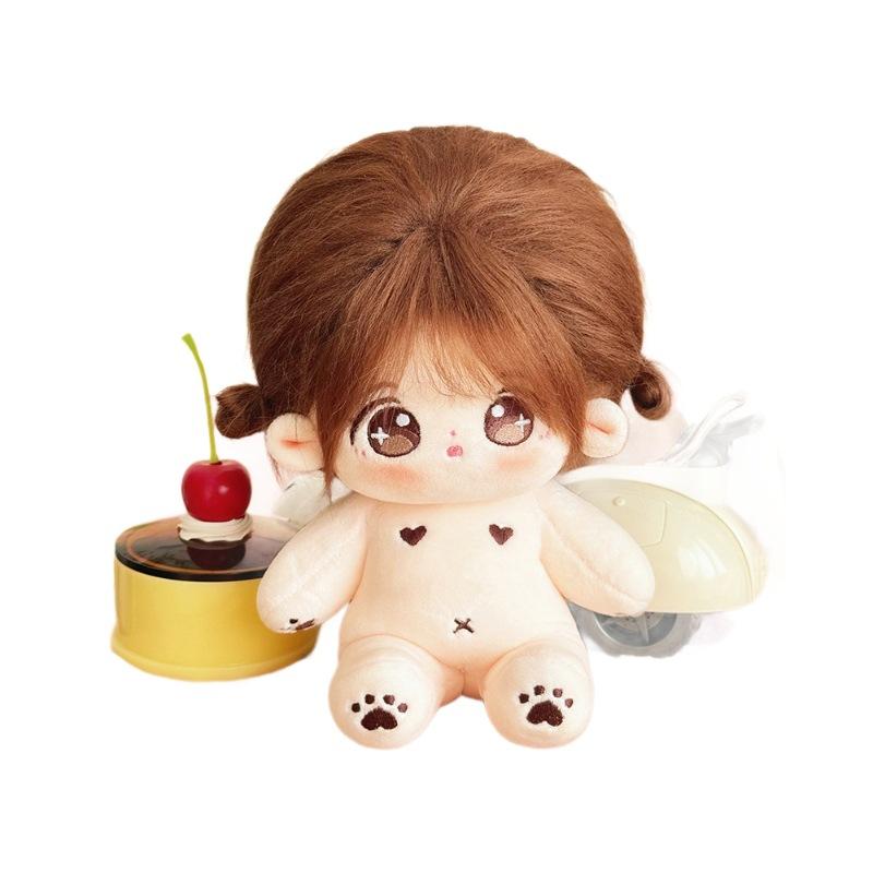 Cotton Doll Cute Doll Doll 20cm Cotton Doll Can Be Replaced with Cotton Doll Clothes for Best Friend