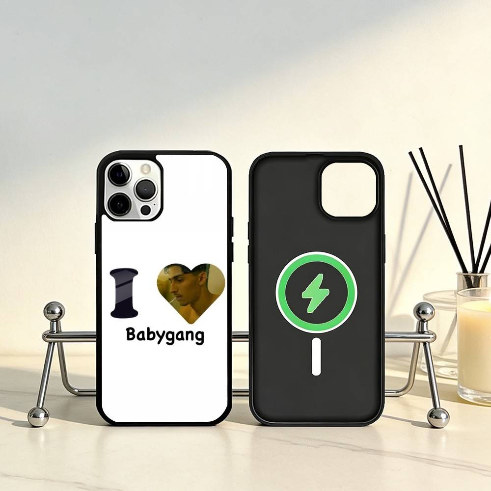 

Baby G-Gang Music SINGER Phone Case For iPhone17,16,15,14,13,12,11 Plus,Pro Max Magnetic For Magsafe Wireless Charging iPhone11PRO