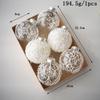 Christmas Tree Ornament Set: Nine Painted Macaron Candy Color Irregular Balls