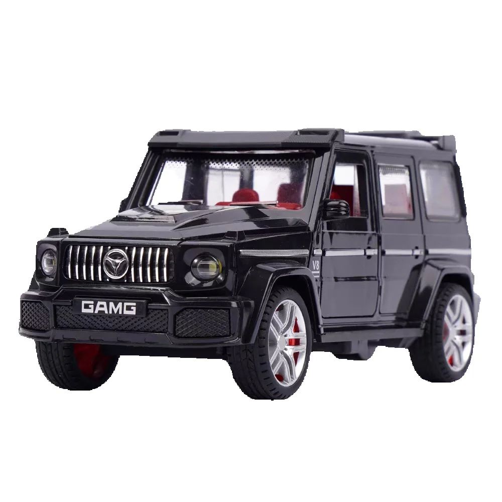1:32 Off-road SUV Plastic Racing Sport Car Model Diecast Play Vehicles Decoration Sound Light Collection Hobbies Boy Toys Gift