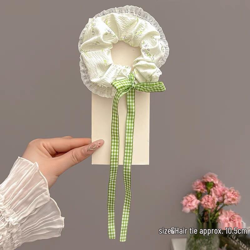 Fresh Summer Sweet Lace Bow Hair Tie - Elegant & Stylish Hair Accessory