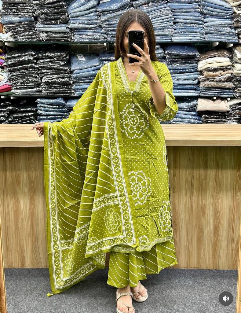 Women Designer Kurta Pant Dupatta Set Indian Bollywood Party Wear Top Tunic Salwar Suit