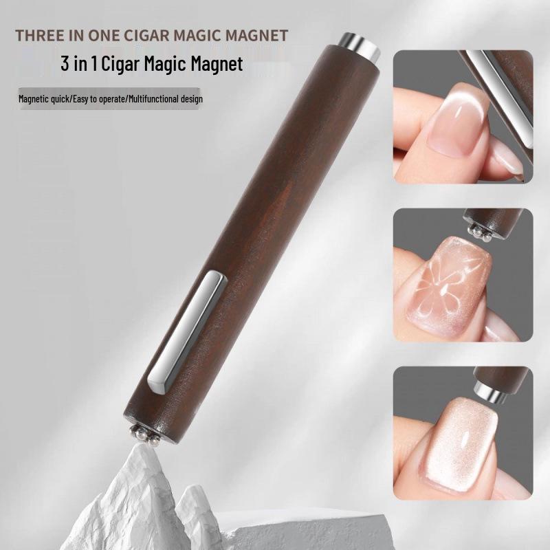 Extra Large 3-in-1 Cat Eye Nail Art Magnet Tool
