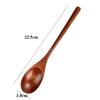 Handmade Wooden Spoon Natural Rice Soups Spoon High Quality Dinnerware Cutlery  Kitchen Accessories
