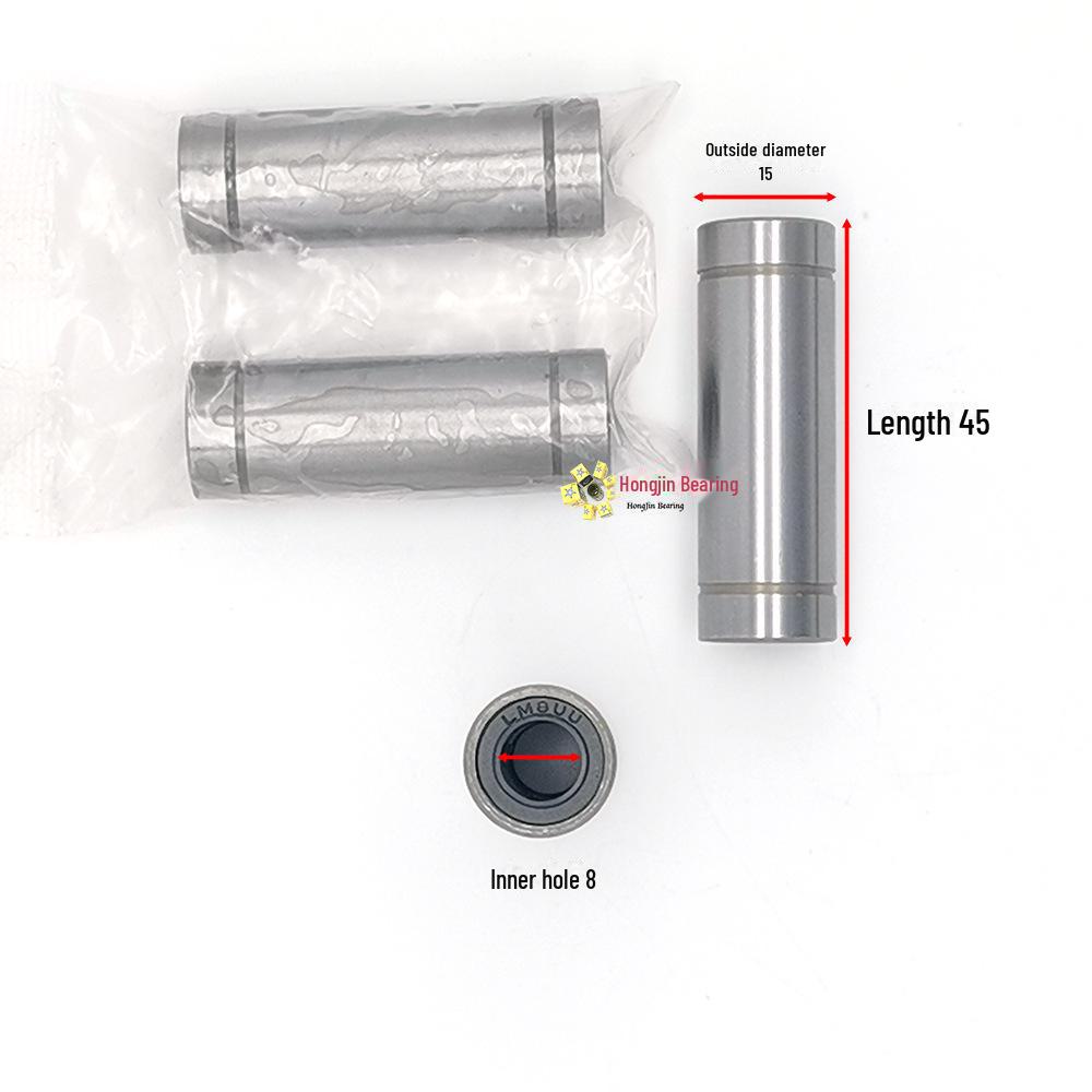 Extended Linear Bearings Sale: LM8UU, LM8LUU, LM6LUU, LM10LUU, LM12LUU
