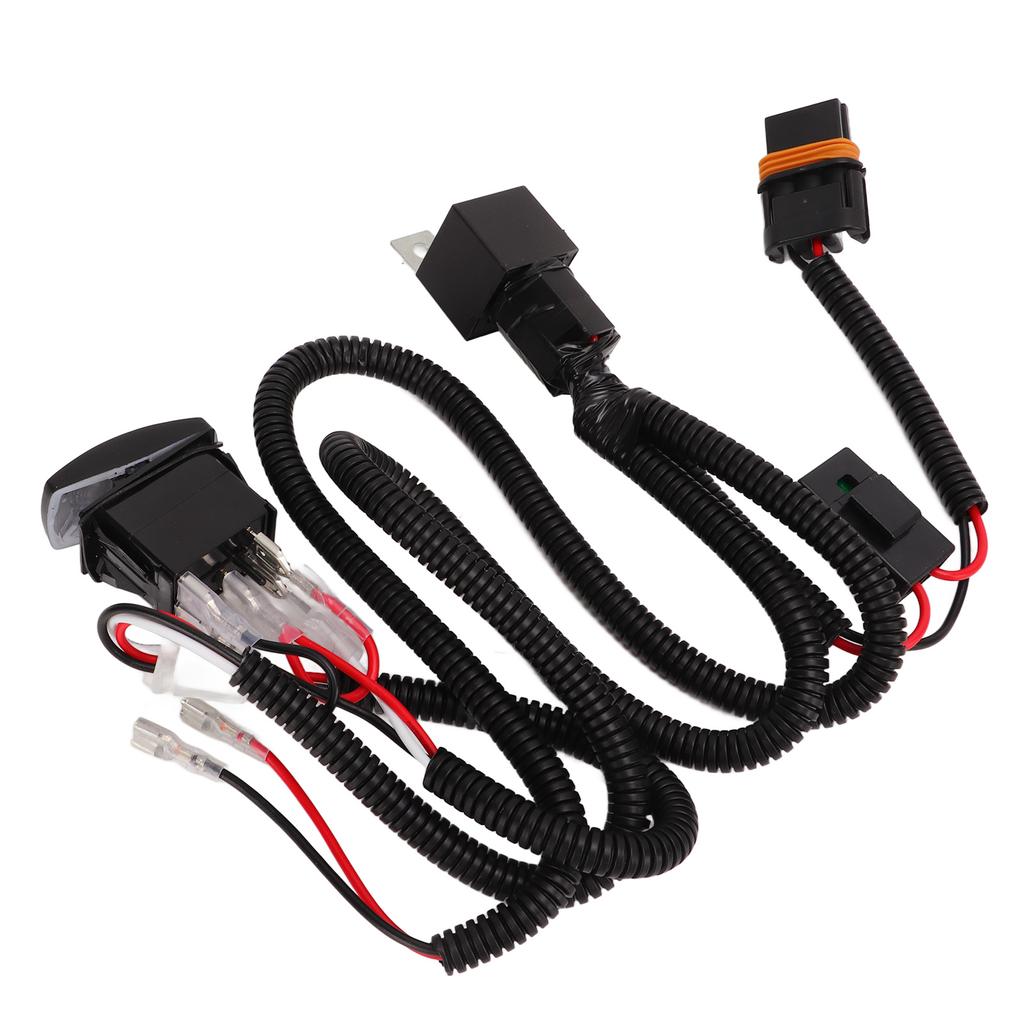 12V 24V 40A Hupen-Verkabelungskabelrelais-Kit Reine Kupferspule Schwer entflammbar für Auto LKW Schneckenhupen