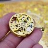 27mm 17 Jewels Gold Skeleton Automatic Watch Mechanical Movement 2004 Parts Watchmaker Tool Watch Repalcement Accessories