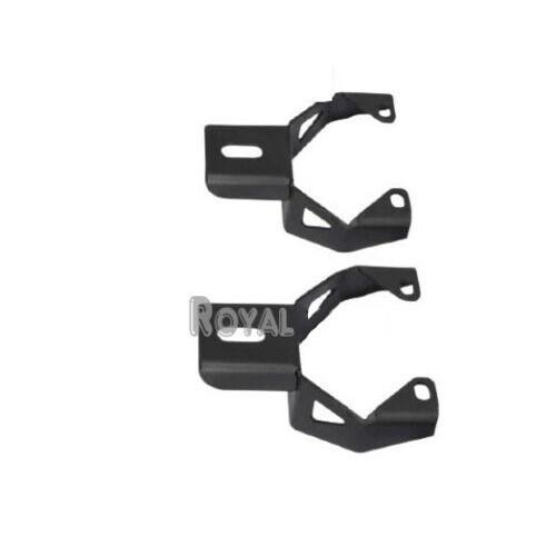 Black "Fog Light Mount Fit for Royal Enfield Scram & Himalayan 411"