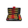 Insulated Tool Kit, VDE 1000V Socket Set, Automotive Repair, Electrician Red 5pcs Set