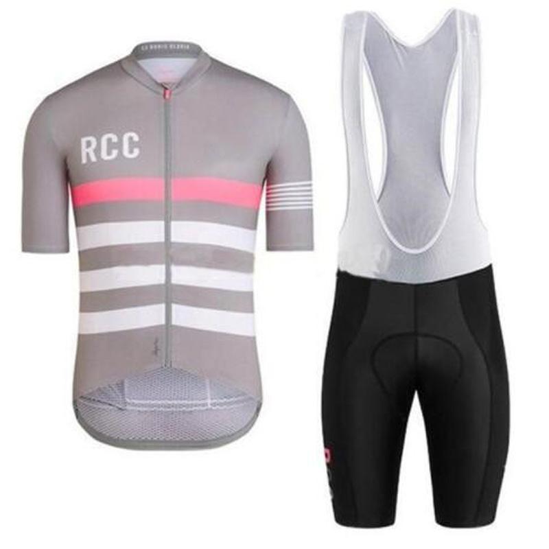 Pink RCC Cycling Jersey Set Short Sleeve for Men Bike Sportswear Sets Summer Maillot Ciclismo Hombre Bicycle Clothing 2026