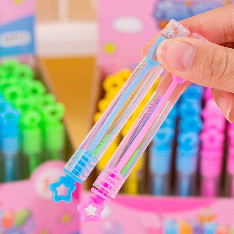 10Pcs Colorful Mini Cute Bubble Tube Toy for Kids Birthday Party Favors Wedding Gifts Souvenirs Pinata School Rewards Treats Bag