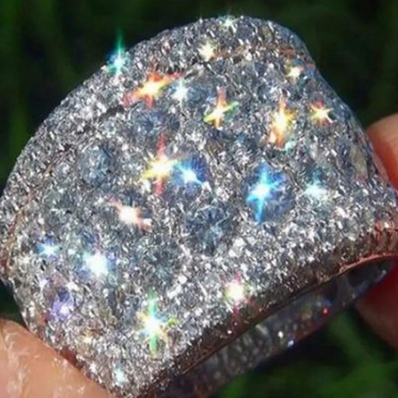 Classic Women's Ring Fashion Casual Simple  All Sparkly Cubic Zircon Party Luxury Wedding