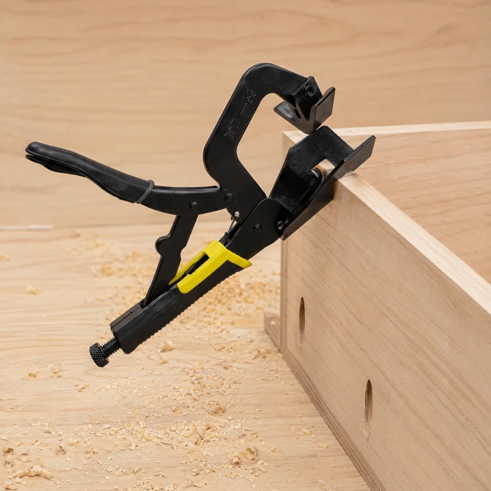 2 Pcs Precise Woodworking 90 Degree Corner Clamp T Joint Clamp  For Cabinet Assembly