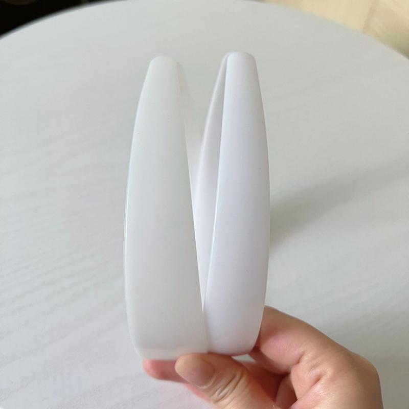 3pcs 20/25/30/40mm White Plastic Headbands Plain No Teeth Head Hoop Band Base for DIY Hair Jewelry Making Headbands Accessories
