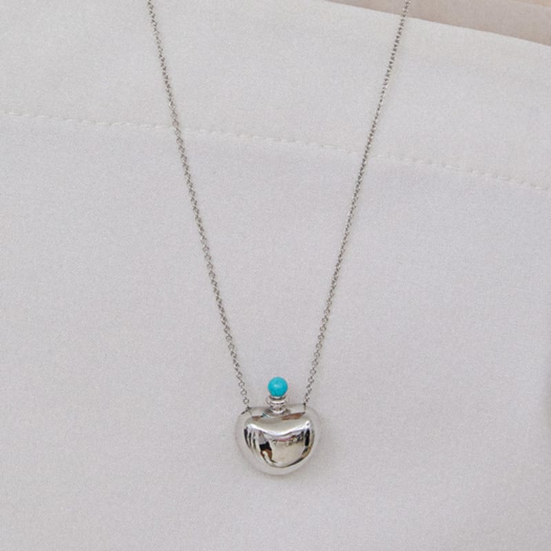 by hyeres Perfume love necklace (Silver) BH7N56764WB700