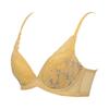 AMOSTYLE Natural Slim Quiet M012 B75 Size Bra, Garden, (Yellow),