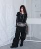 Chelikwili Punky Bow Layered Tee - Black