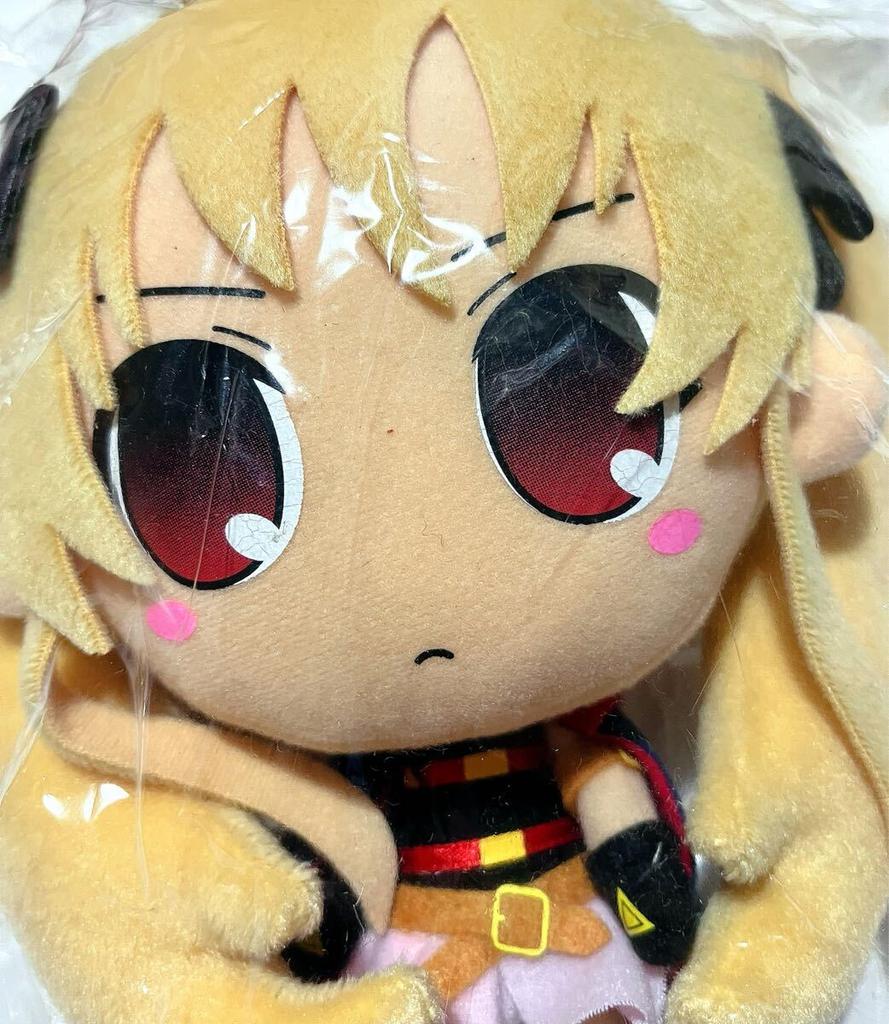 condition Girl Lyrical Nanoha The MOVIE Plush Toy Set of 2 Nanoha Fate Vintage Item, as-is [Magical 1st] [Takamachi & Testarossa]