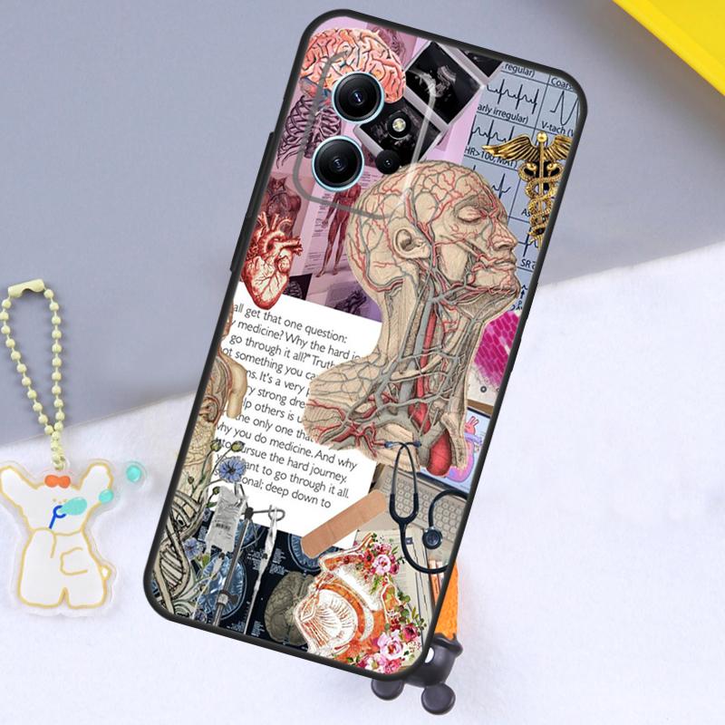 

Human Organs Brain Kidney Medical Case For Xiaomi Redmi Note 11 9 10 12 13 14 15 Pro Plus Cover For Redmi 14C 10C 13C 12C 15C Redmi 15 4G