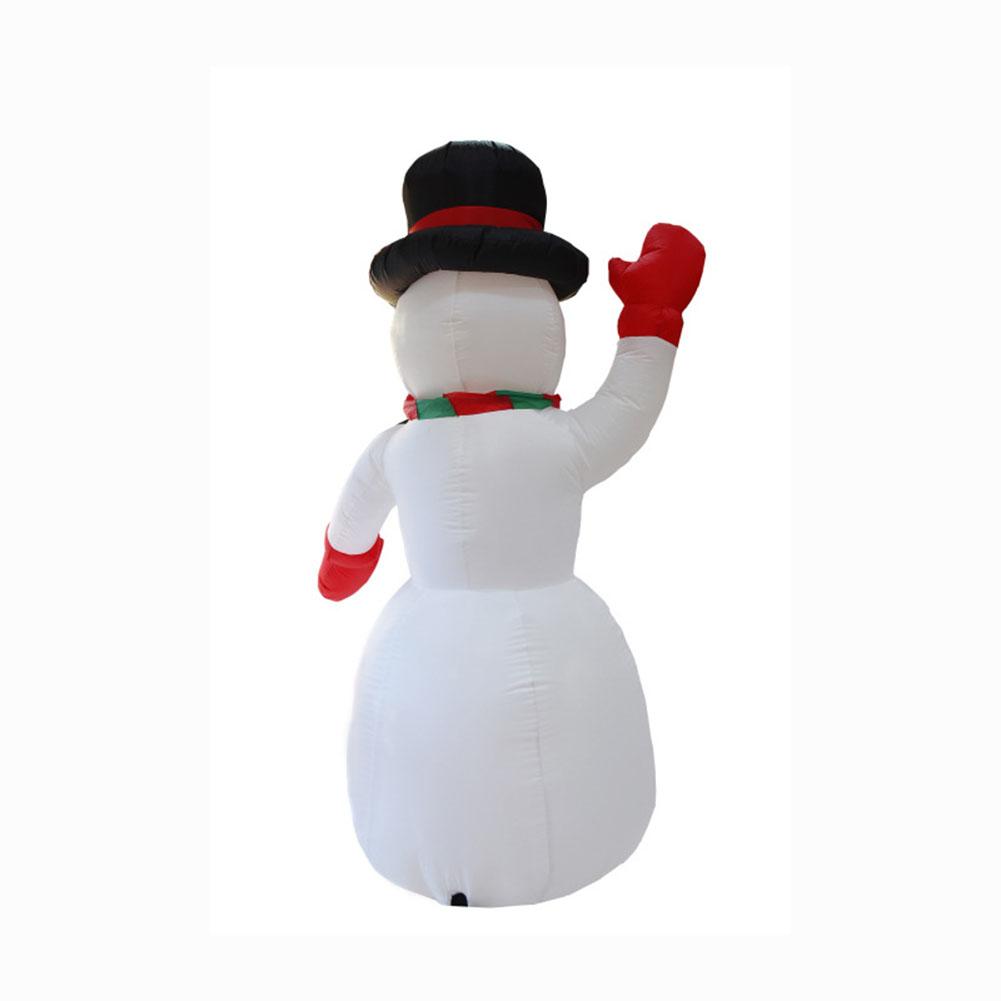 8 FT Height Inflatable Snowman for Christmas Home Yard Ornaments Stage Prop American Plug
