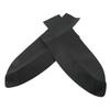 1 Pair Front Door Panel Armrest Cover Microfiber Leather Car Interior Accessories Replacement for CRV 2007‑2011Black