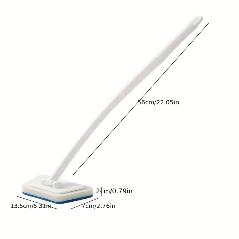 Bathroom Cleaning Brush Wall Brush Multi-function Long Handle Brushes Replaceable Household Bathtub Ceramic Tile Sponge Brush