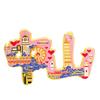 Zhongshan City Metal Refrigerator Magnet - Creative Cultural Design, Customizable 2025 Style.
